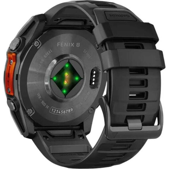Смарт-часы Garmin Fēnix 8 Amoled | 51 mm | Slate Gray/Black, Версия: Amoled, Размер корпуса : 51 мм, Цвет: Slate Gray/Black, изображение 6 Смарт-часы Garmin Fēnix 8 Amoled | 51 mm | Slate Gray/Black, Версия: Amoled, Размер корпуса : 51 мм, Цвет: Slate Gray/Black, изображение 6