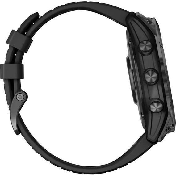 Смарт-часы Garmin Fēnix 7X Pro Sapphire Solar Edition Carbon Gray DLC Titanium, Версия: Pro | Sapphire Solar, Размер корпуса : 51 мм, Цвет: Carbon Gray DLC Titanium, изображение 5