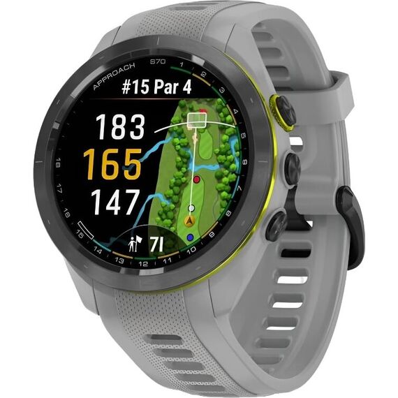 Смарт-часы Garmin Approach S70 | 42 mm | Black Ceramic Bezel/Powder Gray, Размер корпуса : 42 мм, Цвет: Black Ceramic Bezel/Powder Gray, изображение 2 Смарт-часы Garmin Approach S70 | 42 mm | Black Ceramic Bezel/Powder Gray, Размер корпуса : 42 мм, Цвет: Black Ceramic Bezel/Powder Gray, изображение 2