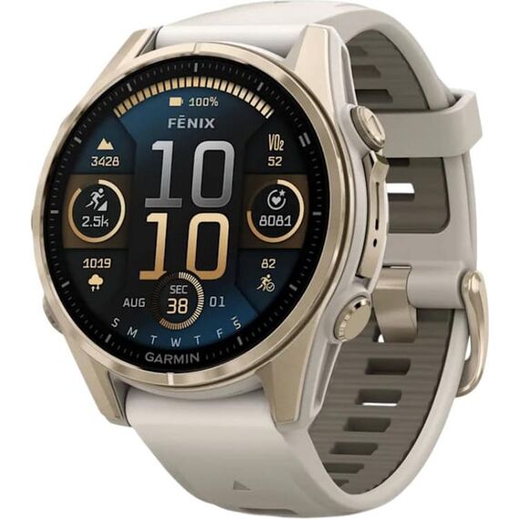 Смарт-часы Garmin Fēnix 8 Amoled | 43 mm | Gray/Dark Sandstone, Версия: Amoled, Размер корпуса : 43 мм, Цвет: Gray/Dark Sandstone
