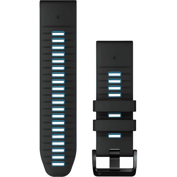 Ремешок сменный Garmin QuickFit | 26 мм | Black/Cirrus Blue, Цвет: Black/Cirrus Blue
