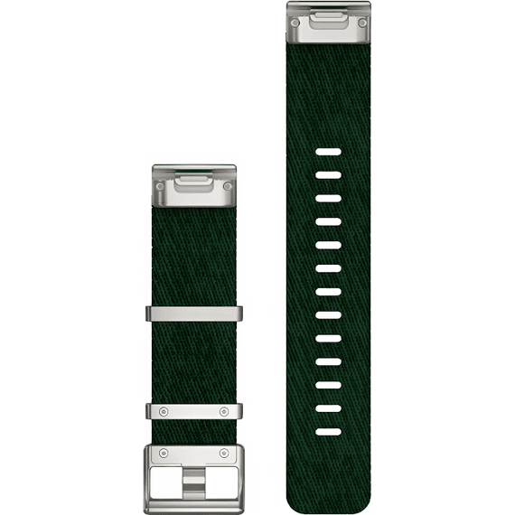 Ремешок сменный Garmin QuickFit | 22 мм | Pine Green Nylon, Цвет: Pine Green Nylon, изображение 2 Ремешок сменный Garmin QuickFit | 22 мм | Pine Green Nylon, Цвет: Pine Green Nylon, изображение 2