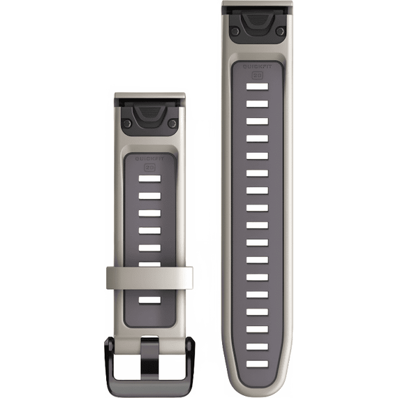 Ремешок сменный Garmin QuickFit | 20 мм | Light Sand/Deep Orchid, Цвет: Light Sand/Deep Orchid, изображение 2 Ремешок сменный Garmin QuickFit | 20 мм | Light Sand/Deep Orchid, Цвет: Light Sand/Deep Orchid, изображение 2