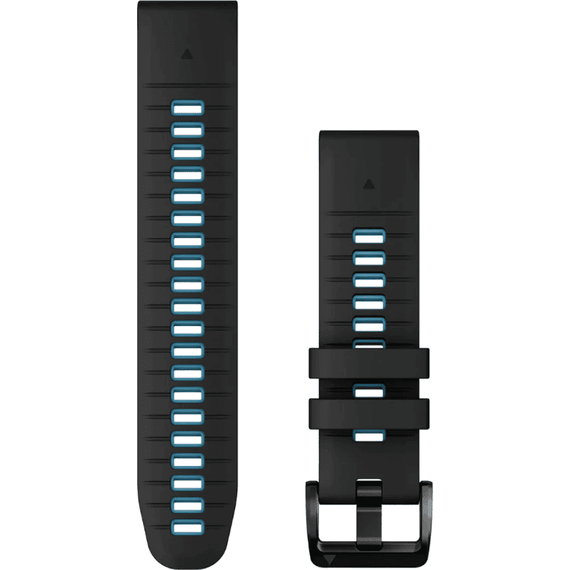 Ремешок сменный Garmin QuickFit | 22 мм | Black/Cirrus Blue, Цвет: Black/Cirrus Blue