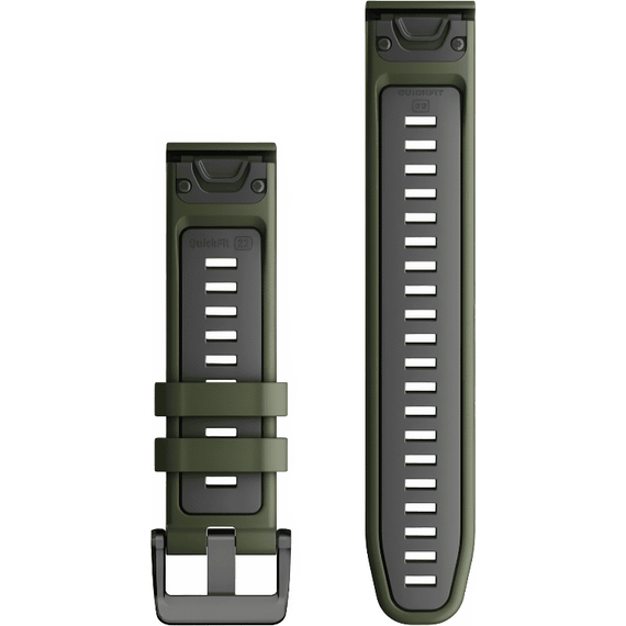 Ремешок сменный Garmin QuickFit | 22 мм | Moss/Graphite, Цвет: Moss/Graphite, изображение 2 Ремешок сменный Garmin QuickFit | 22 мм | Moss/Graphite, Цвет: Moss/Graphite, изображение 2