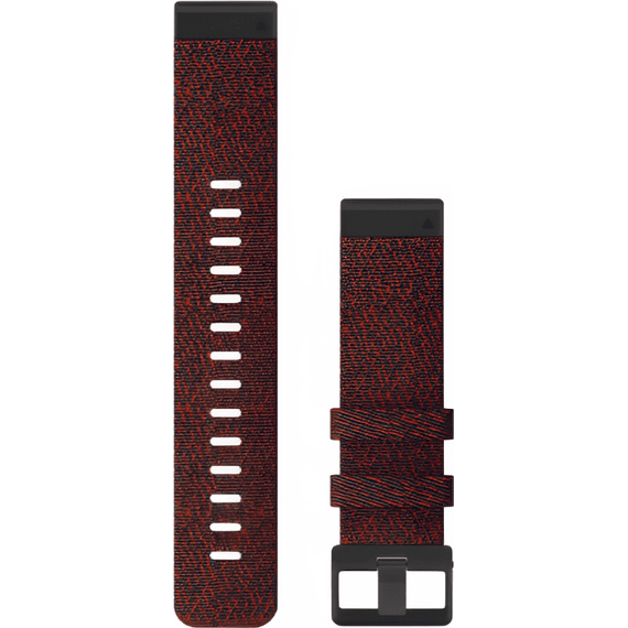 Ремешок сменный Garmin QuickFit | 22 мм | Heathered Red Nylon, Цвет: Heathered Red Nylon