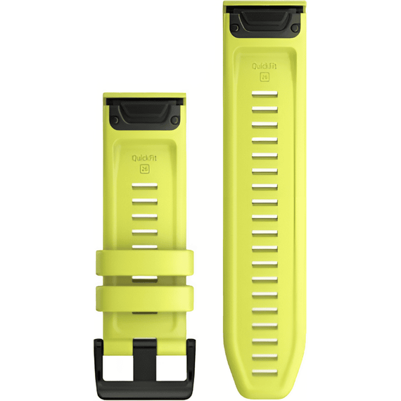 Ремешок сменный Garmin QuickFit | 26 мм | Amp Yellow, Цвет: Amp Yellow, изображение 2 Ремешок сменный Garmin QuickFit | 26 мм | Amp Yellow, Цвет: Amp Yellow, изображение 2
