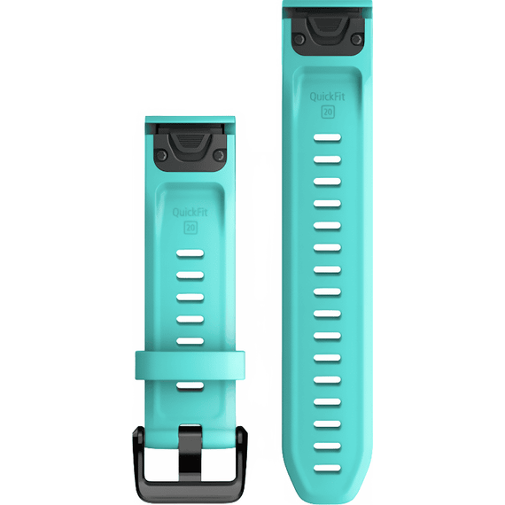 Ремешок сменный Garmin QuickFit | 20 мм | Aqua, Цвет: Aqua, изображение 2 Ремешок сменный Garmin QuickFit | 20 мм | Aqua, Цвет: Aqua, изображение 2