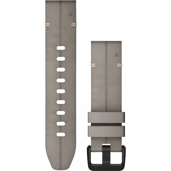 Ремешок сменный Garmin QuickFit | 20 мм | Shale Gray Suede Leather, Цвет: Shale Gray Suede Leather