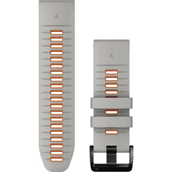 Ремешок сменный Garmin QuickFit | 26 мм | Fog Gray/Ember Orange, Цвет: Fog Gray/Ember Orange