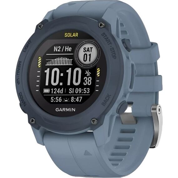 Смарт-часы Garmin Descent G1 Solar Hurricane Blue, Версия: Solar, Цвет: Hurricane Blue