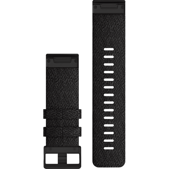 Ремешок сменный Garmin QuickFit | 26 мм | Heathered Black Nylon, Цвет: Heathered Black Nylon, изображение 2 Ремешок сменный Garmin QuickFit | 26 мм | Heathered Black Nylon, Цвет: Heathered Black Nylon, изображение 2