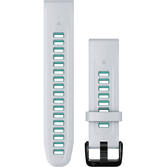 Ремешок сменный Garmin QuickFit | 20 мм | Whitestone/Aqua, Цвет: Whitestone/Aqua