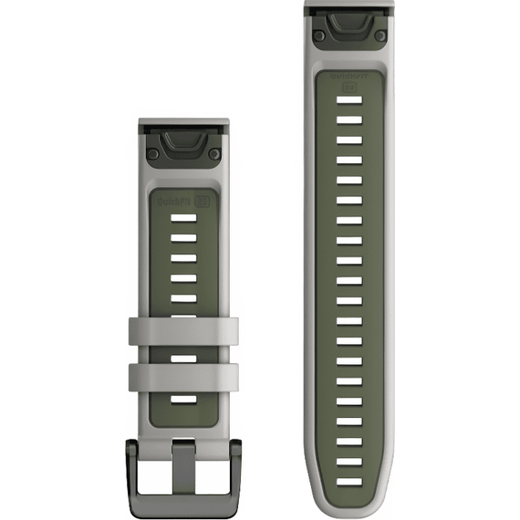 Ремешок сменный Garmin QuickFit | 22 мм | Fog Gray/Moss, Цвет: Fog Gray/Moss, изображение 2 Ремешок сменный Garmin QuickFit | 22 мм | Fog Gray/Moss, Цвет: Fog Gray/Moss, изображение 2