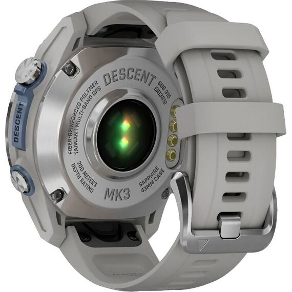 Смарт-часы Garmin Descent Mk3 43 mm Stainless Steel/Fog Gray, изображение 7 Смарт-часы Garmin Descent Mk3 43 mm Stainless Steel/Fog Gray, изображение 7
