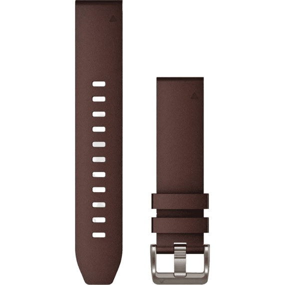 Ремешок сменный Garmin QuickFit | 22 мм | Oxford Brown Leather, Цвет: Oxford Brown Leather