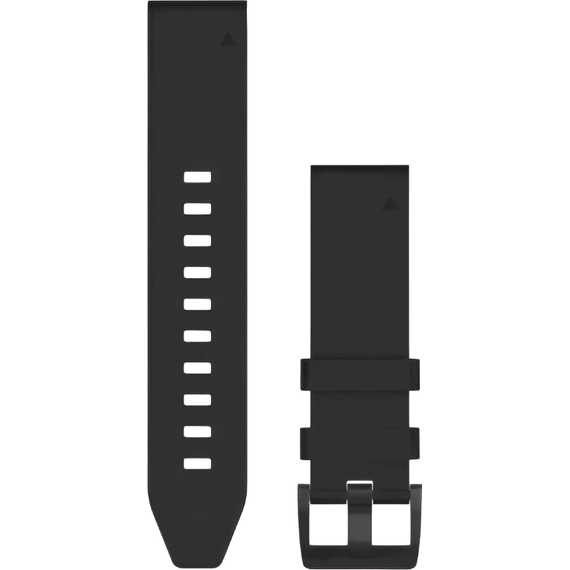 Ремешок сменный Garmin QuickFit | 22 мм | Black Leather, Цвет: Black Leather