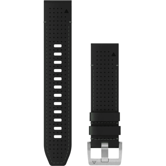 Ремешок сменный Garmin QuickFit | 22 мм | Black/Green Leather, Цвет: Black/Green Leather