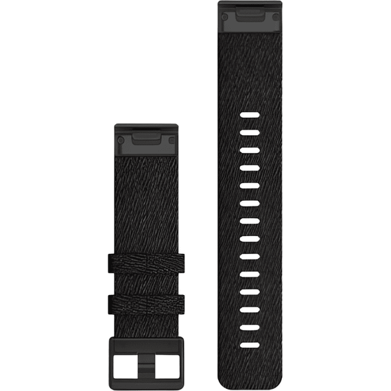 Ремешок сменный Garmin QuickFit | 22 мм | Heathered Black Nylon, Цвет: Heathered Black Nylon, изображение 2 Ремешок сменный Garmin QuickFit | 22 мм | Heathered Black Nylon, Цвет: Heathered Black Nylon, изображение 2
