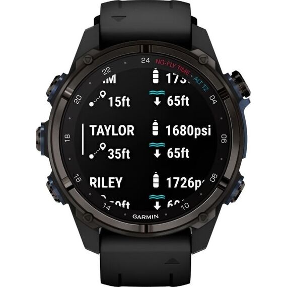 Смарт-часы Garmin Descent Mk3I 43 mm Carbon Gray DLC Titanium/Black, изображение 5 Смарт-часы Garmin Descent Mk3I 43 mm Carbon Gray DLC Titanium/Black, изображение 5