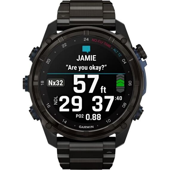 Смарт-часы Garmin Descent Mk3I | 51 mm | Carbon Gray DLC Titanium/DLC Titanium, Версия: Descent Mk3I, Размер корпуса : 51 мм, Цвет: Carbon Gray DLC Titanium/DLC Titanium, изображение 3 Смарт-часы Garmin Descent Mk3I | 51 mm | Carbon Gray DLC Titanium/DLC Titanium, Версия: Descent Mk3I, Размер корпуса : 51 мм, Цвет: Carbon Gray DLC Titanium/DLC Titanium, изображение 3