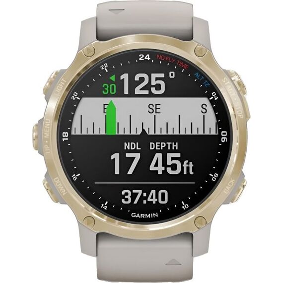 Смарт-часы Garmin Descent Mk2S Light Gold/Light Sand, Размер корпуса : 43 мм, Цвет: Light Gold/Light Sand, изображение 5 Смарт-часы Garmin Descent Mk2S Light Gold/Light Sand, Размер корпуса : 43 мм, Цвет: Light Gold/Light Sand, изображение 5