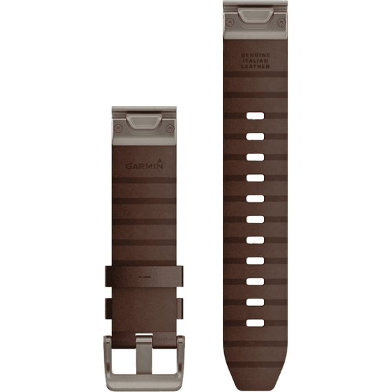 Ремешок сменный Garmin QuickFit | 22 мм | Oxford Brown Leather, Цвет: Oxford Brown Leather, изображение 2 Ремешок сменный Garmin QuickFit | 22 мм | Oxford Brown Leather, Цвет: Oxford Brown Leather, изображение 2