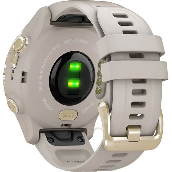Смарт-часы Garmin Descent Mk2S Light Gold/Light Sand, Размер корпуса : 43 мм, Цвет: Light Gold/Light Sand, изображение 7 Смарт-часы Garmin Descent Mk2S Light Gold/Light Sand, Размер корпуса : 43 мм, Цвет: Light Gold/Light Sand, изображение 7