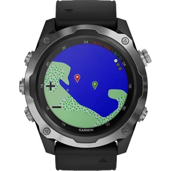 Смарт-часы Garmin Descent Mk2 Stainless Steel/Black, Размер корпуса : 52 мм, Цвет: Stainless Steel/Black, изображение 5 Смарт-часы Garmin Descent Mk2 Stainless Steel/Black, Размер корпуса : 52 мм, Цвет: Stainless Steel/Black, изображение 5