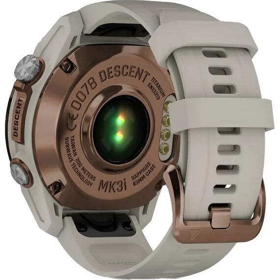 Смарт-часы Garmin Descent Mk3I 43 mm Bronze PVD Titanium/French Gray, Версия: Descent Mk3I, Размер корпуса : 43 мм, Цвет: Bronze PVD Titanium/French Gray, изображение 7 Смарт-часы Garmin Descent Mk3I 43 mm Bronze PVD Titanium/French Gray, Версия: Descent Mk3I, Размер корпуса : 43 мм, Цвет: Bronze PVD Titanium/French Gray, изображение 7