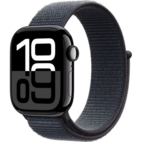 Apple Watch Series 10 | 42 мм | Sport Loop Ink, Размер корпуса : 42 мм, Цвет: Ink, Размер ремешка : 130–200 мм, изображение 2 Apple Watch Series 10 | 42 мм | Sport Loop Ink, Размер корпуса : 42 мм, Цвет: Ink, Размер ремешка : 130–200 мм, изображение 2
