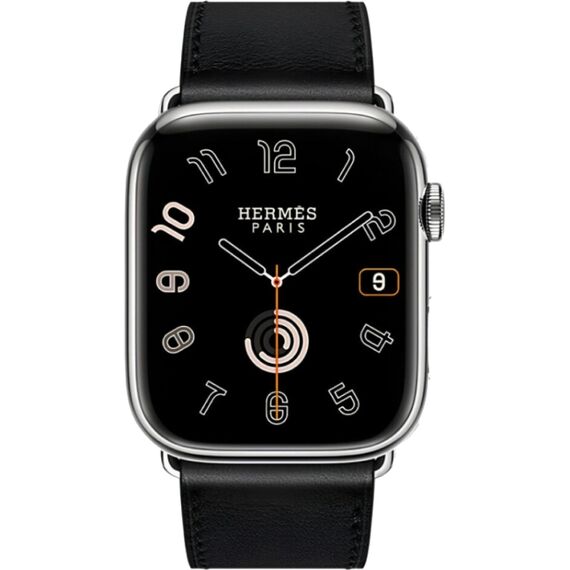 Apple Watch Hermès Series 10 | 46 мм | Single Tour Noir, Размер корпуса : 46 мм, Цвет: Noir, Размер ремешка : 165–200 мм, изображение 3 Apple Watch Hermès Series 10 | 46 мм | Single Tour Noir, Размер корпуса : 46 мм, Цвет: Noir, Размер ремешка : 165–200 мм, изображение 3