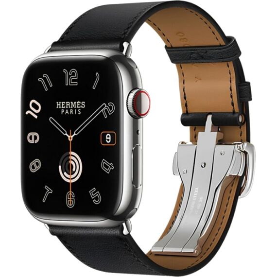 Apple Watch Hermès Series 10 | 46 мм | Single Tour Noir, Размер корпуса : 46 мм, Цвет: Noir, Размер ремешка : 165–200 мм, изображение 2 Apple Watch Hermès Series 10 | 46 мм | Single Tour Noir, Размер корпуса : 46 мм, Цвет: Noir, Размер ремешка : 165–200 мм, изображение 2