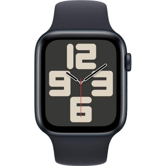 Apple Watch SE 2023 | 44 мм | Black, Размер корпуса : 44 мм, Цвет: Black, Размер ремешка : 140–245 мм, изображение 3 Apple Watch SE 2023 | 44 мм | Black, Размер корпуса : 44 мм, Цвет: Black, Размер ремешка : 140–245 мм, изображение 3