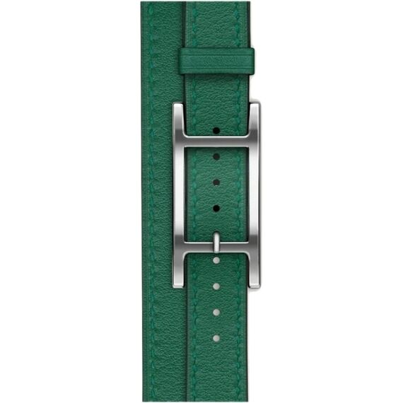 Apple Watch Hermès Series 10 | 42 мм | Hermes Double Tour Hapi Vert Moyen, Размер корпуса : 42 мм, Цвет: Vert Moyen, Размер ремешка : 130–155 мм, изображение 4 Apple Watch Hermès Series 10 | 42 мм | Hermes Double Tour Hapi Vert Moyen, Размер корпуса : 42 мм, Цвет: Vert Moyen, Размер ремешка : 130–155 мм, изображение 4