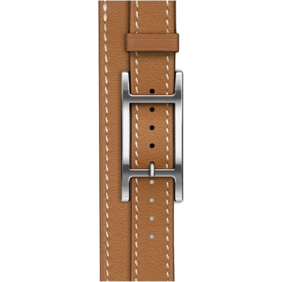 Apple Watch Hermès Series 10 | 42 мм | Double Tour Hapi Brown, Размер корпуса : 42 мм, Цвет: Brown, Размер ремешка : 130–155 мм, изображение 4 Apple Watch Hermès Series 10 | 42 мм | Double Tour Hapi Brown, Размер корпуса : 42 мм, Цвет: Brown, Размер ремешка : 130–155 мм, изображение 4