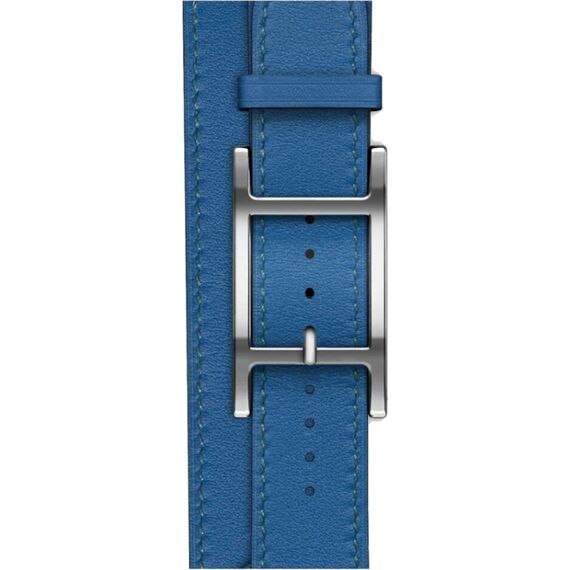 Apple Watch Hermès Series 10 | 42 мм | Double Tour Hapi Bleu de France, Размер корпуса : 42 мм, Цвет: Bleu de France, Размер ремешка : 130–155 мм, изображение 4 Apple Watch Hermès Series 10 | 42 мм | Double Tour Hapi Bleu de France, Размер корпуса : 42 мм, Цвет: Bleu de France, Размер ремешка : 130–155 мм, изображение 4
