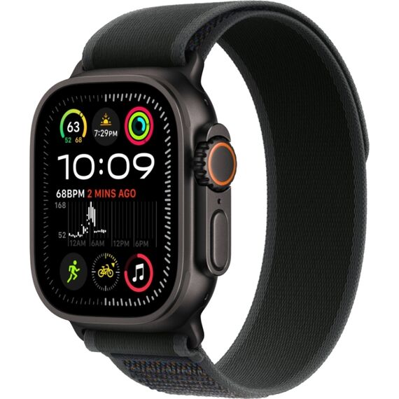 Apple Watch Ultra 2 GPS + Cellular | Trail Loop Black 130-180 mm, Размер корпуса : 49 мм, Цвет: Black, Размер ремешка : 130–180 мм, изображение 2 Apple Watch Ultra 2 GPS + Cellular | Trail Loop Black 130-180 mm, Размер корпуса : 49 мм, Цвет: Black, Размер ремешка : 130–180 мм, изображение 2