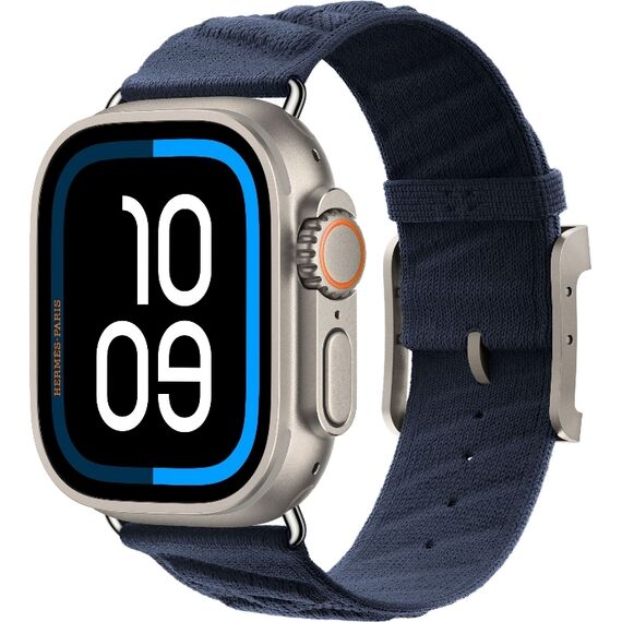 Apple Watch Ultra 2 Hermes | 49 мм | Torsade Single Tour Navy, изображение 2 Apple Watch Ultra 2 Hermes | 49 мм | Torsade Single Tour Navy, изображение 2