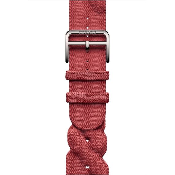 Apple Watch Hermès Series 10 | 46 мм | Torsade Single Tour Red, Размер корпуса : 46 мм, Цвет: Red, Размер ремешка : 140–245 мм, изображение 4