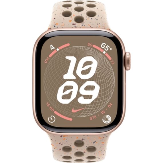 Apple Watch Series 10 | 46 мм | Nike Sport Band Pink, Размер корпуса : 46 мм, Цвет: Pink, Размер ремешка : 140–245 мм, изображение 3 Apple Watch Series 10 | 46 мм | Nike Sport Band Pink, Размер корпуса : 46 мм, Цвет: Pink, Размер ремешка : 140–245 мм, изображение 3