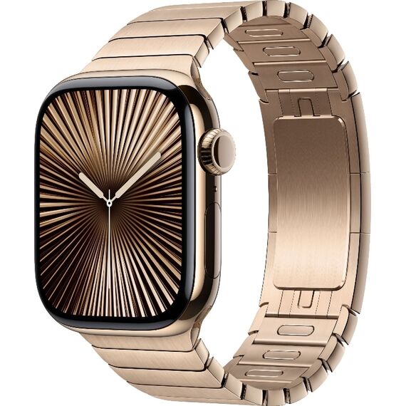 Apple Watch Series 10 | 46 мм | Link Bracelet Gold, Размер корпуса : 46 мм, Цвет: Gold, Размер ремешка : 150–200 мм, изображение 2 Apple Watch Series 10 | 46 мм | Link Bracelet Gold, Размер корпуса : 46 мм, Цвет: Gold, Размер ремешка : 150–200 мм, изображение 2