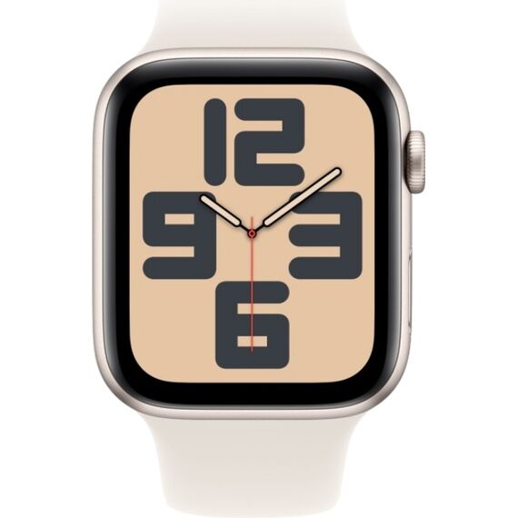 Apple Watch SE 2024 | 40 мм | Starlight, Размер корпуса : 40 мм, Цвет: Starlight, Размер ремешка : 130–200 мм, изображение 3 Apple Watch SE 2024 | 40 мм | Starlight, Размер корпуса : 40 мм, Цвет: Starlight, Размер ремешка : 130–200 мм, изображение 3