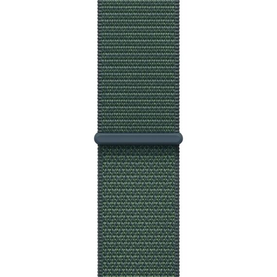 Apple Watch SE 2024 | 40 мм | Sport Loop Lake Green, Размер корпуса : 40 мм, Цвет: Lake Green, Размер ремешка : 130–200 мм, изображение 4