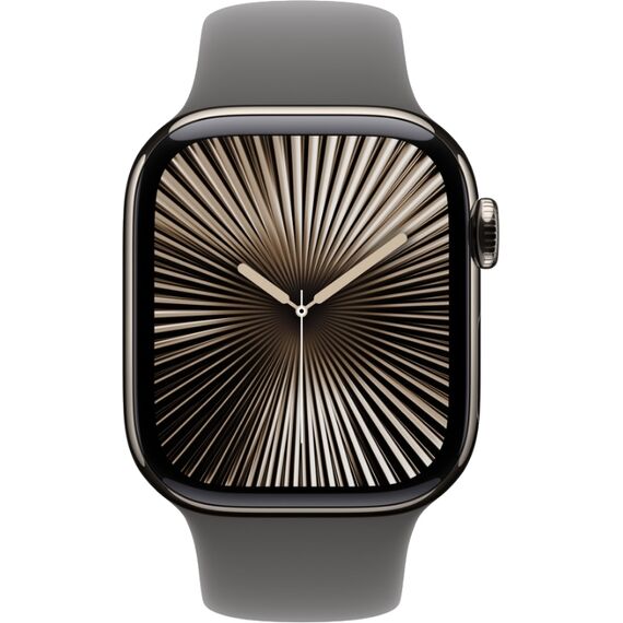 Ремешок Apple Watch Sport Band | 40 мм | S/M | Stone Gray, Размер корпуса : 40 мм, Цвет: Stone Gray, Размер ремешка : 130–180 мм, изображение 3 Ремешок Apple Watch Sport Band | 40 мм | S/M | Stone Gray, Размер корпуса : 40 мм, Цвет: Stone Gray, Размер ремешка : 130–180 мм, изображение 3