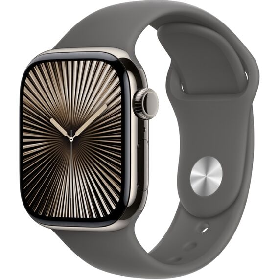 Ремешок Apple Watch Sport Band | 40 мм | S/M | Stone Gray, Размер корпуса : 40 мм, Цвет: Stone Gray, Размер ремешка : 130–180 мм, изображение 2 Ремешок Apple Watch Sport Band | 40 мм | S/M | Stone Gray, Размер корпуса : 40 мм, Цвет: Stone Gray, Размер ремешка : 130–180 мм, изображение 2