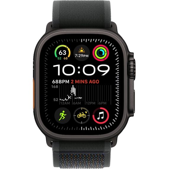 Ремешок Apple Watch Trail Loop | Black Titanium Finish | M/L | Black, Размер корпуса : 49 мм, Цвет: Black, Размер ремешка : 145–220 мм, Цвет корпуса : Black, изображение 3