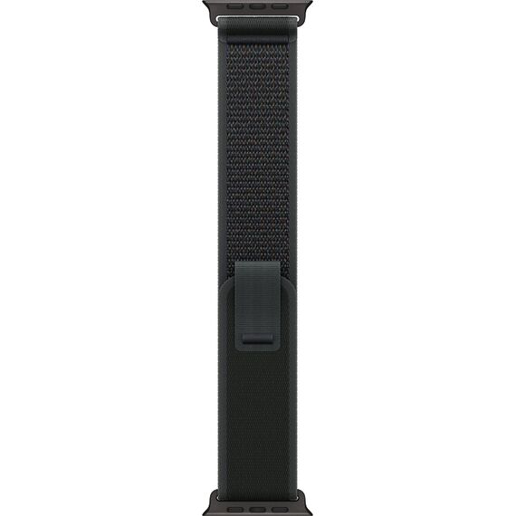 Ремешок Apple Watch Trail Loop | Black Titanium Finish | S/M | Black, Размер ремешка : 130–180 мм, Размер корпуса : 49 мм, Цвет: Black, Цвет корпуса : Black