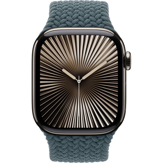 Ремешок Apple Watch Braided Solo Loop | 42 мм | Lake Green, Размер корпуса : 42 мм, Цвет: Lake Green, изображение 3