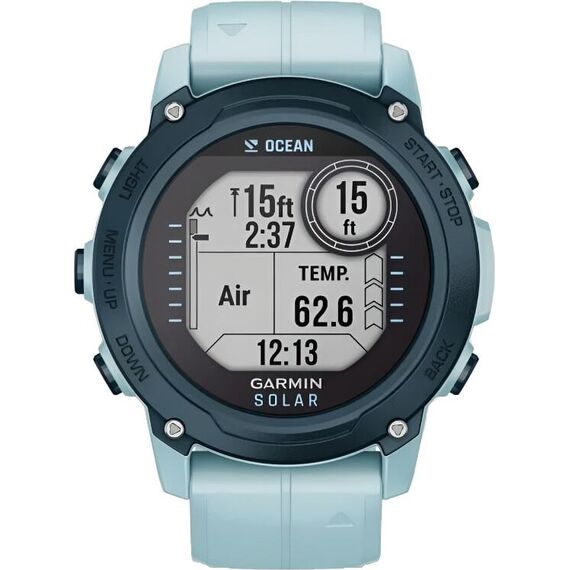 Смарт-часы Garmin Descent G1 Solar Ocean Edition Azure, Версия: Ocean Edition, Цвет: Azure, изображение 3 Смарт-часы Garmin Descent G1 Solar Ocean Edition Azure, Версия: Ocean Edition, Цвет: Azure, изображение 3